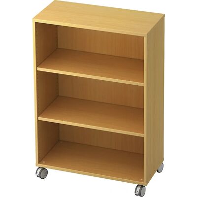 Eurokraft pro CONTACT Büroregal - 2 Regalböden - Buchen-Dekor - Hellgrau Eurokraft pro CONTACT Büroregal - 2 Regalböden - Buchen-Dekor - Hellgrau