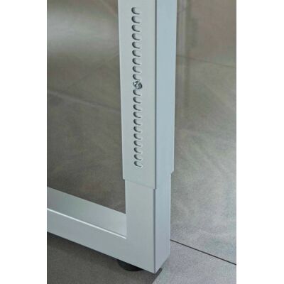 Hammerbacher RS08 Verstelbaar bureau - 80x80cm, Lichtgrijs Hammerbacher RS08 Verstelbaar bureau - 80x80cm, Lichtgrijs