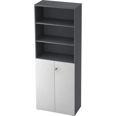 Eurokraft pro ANNY - Kleiderschrank mit 5 Regalen & 2 Türen Eurokraft pro ANNY - Kleiderschrank mit 5 Regalen & 2 Türen