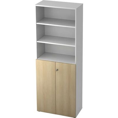 Eurokraft Pro ANNY - Kleiderschrank, 5 Ablagen, 2 Türen - Stauraum Eurokraft Pro ANNY - Kleiderschrank, 5 Ablagen, 2 Türen - Stauraum
