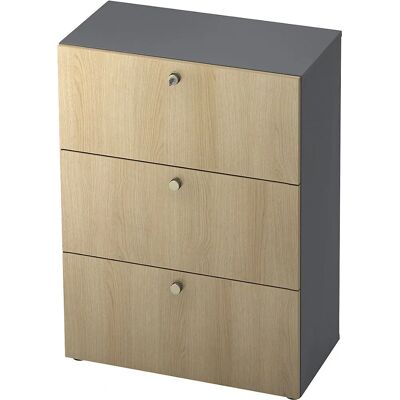 eurokraft pro ANNY - Armoire pour fichiers suspendus - 3 tiroirs eurokraft pro ANNY - Armoire pour fichiers suspendus - 3 tiroirs
