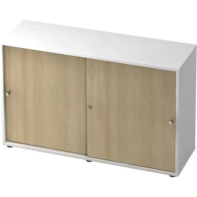 Eurokraft pro ANNY - Armoire à portes coulissantes, 1 étagère, fixation murale - Armario de puertas correderas Eurokraft pro ANNY - Armoire à portes coulissantes, 1 étagère, fixation murale - Armario de puertas correderas