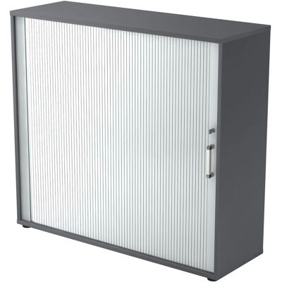 hjh OFFICE PRO BETA 1733S - Lockable Metal Grey Cabinet hjh OFFICE PRO BETA 1733S - Lockable Metal Grey Cabinet