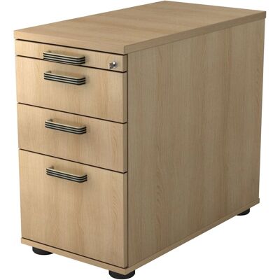 hjh OFFICE PRO SIGNA SC40 Armoire de rangement - Chêne - 2 tiroirs & tiroir suspendu - Publicité hjh OFFICE PRO SIGNA SC40 Armoire de rangement - Chêne - 2 tiroirs & tiroir suspendu - Publicité