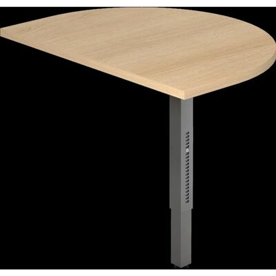 hjh OFFICE PRO RA60 G - Erweiterungstisch 60x80 Eiche hjh OFFICE PRO RA60 G - Erweiterungstisch 60x80 Eiche