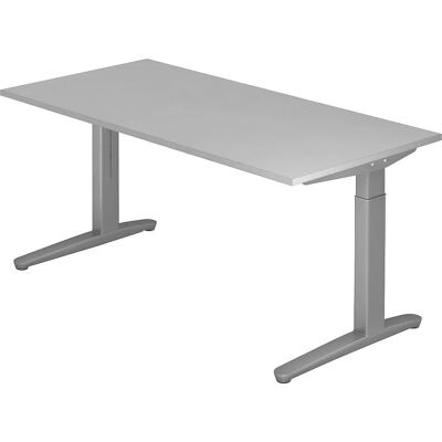 eurokraft pro ANNY - Höhenverstellbarer C-Tisch - Hellgrau eurokraft pro ANNY - Höhenverstellbarer C-Tisch - Hellgrau