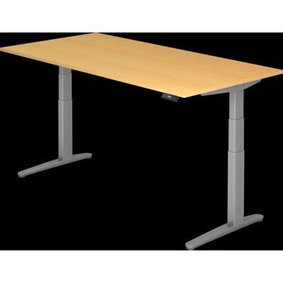 HAMMERBACHER Elektrischer höhenverstellbarer Schreibtisch Buche 200x100 - Sit-Stand Desk HAMMERBACHER Elektrischer höhenverstellbarer Schreibtisch Buche 200x100 - Sit-Stand Desk