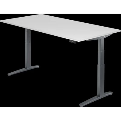 Hammerbacher Elektrisch Zit-Sta Bureau - Wit, 200x100cm Hammerbacher Elektrisch Zit-Sta Bureau - Wit, 200x100cm