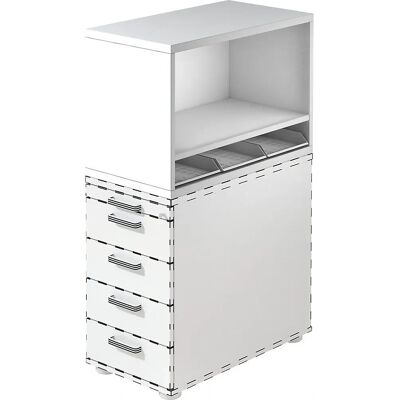 Kaiserkraft RENATUS - Extension de conteneur - Blanc - Solution de rangement Kaiserkraft RENATUS - Extension de conteneur - Blanc - Solution de rangement