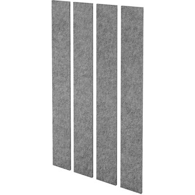 Kaiserkraft Akustikpaneel-Set - Grau Meliert, 25mm, 2000x250mm Kaiserkraft Akustikpaneel-Set - Grau Meliert, 25mm, 2000x250mm