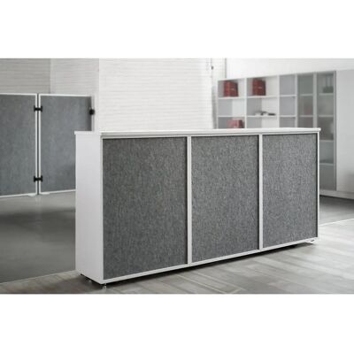 Kaiserkraft ANNY-AC - Akustischer Schiebetürschrank - Schalldämmende Rückwand Kaiserkraft ANNY-AC - Akustischer Schiebetürschrank - Schalldämmende Rückwand