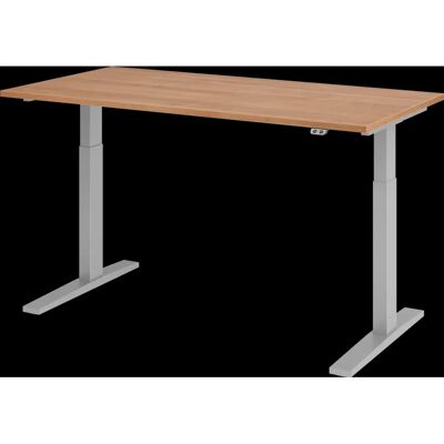 Kaiserkraft UPLINER-K Elektrisch verstelbaar bureau - Hout/Aluminium Kaiserkraft UPLINER-K Elektrisch verstelbaar bureau - Hout/Aluminium