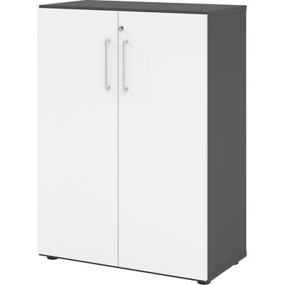 Hammerbacher Büroschrank - 2 Fachböden, 80x42x110cm - FSC Zertifiziert Hammerbacher Büroschrank - 2 Fachböden, 80x42x110cm - FSC Zertifiziert