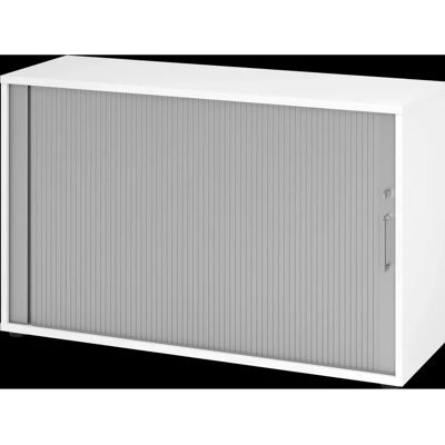 HAMMERBACHER Modell 1732S Weiß Silber Büroschrank HAMMERBACHER Modell 1732S Weiß Silber Büroschrank