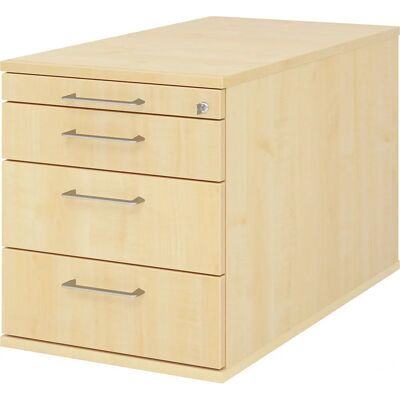 hjh OFFICE PRO SIGNA TC30 BS - Rollcontainer mit 3 Schubladen - Stahl Holz - 800 mm tief hjh OFFICE PRO SIGNA TC30 BS - Rollcontainer mit 3 Schubladen - Stahl Holz - 800 mm tief