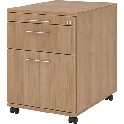 hjh OFFICE PRO SIGNA AC20 BS Armadio di stoccaggio noce con cassetti e serratura hjh OFFICE PRO SIGNA AC20 BS Armadio di stoccaggio noce con cassetti e serratura