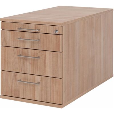 hjh OFFICE PRO SIGNA TC30 Walnoot Opslagkast - Mobiele opbergruimte hjh OFFICE PRO SIGNA TC30 Walnoot Opslagkast - Mobiele opbergruimte
