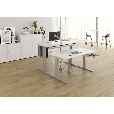 Gestion de câbles Hammerbacher - Bac à câbles horizontal pliable pour bureau 160cm - Publicité Gestion de câbles Hammerbacher - Bac à câbles horizontal pliable pour bureau 160cm - Publicité