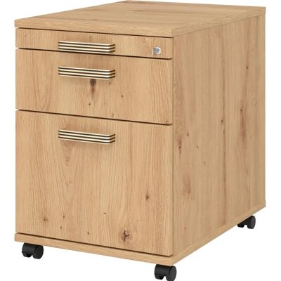 hjh OFFICE PRO SIGNA AC20 SG - Rollcontainer mit Zentralverriegelung - Holz - 42.8x58x59cm hjh OFFICE PRO SIGNA AC20 SG - Rollcontainer mit Zentralverriegelung - Holz - 42.8x58x59cm