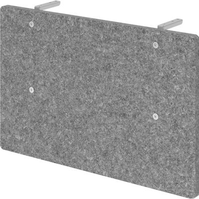 Paravent HAMMERBACHER gris - 79,5 x 50 cm - Publicité Paravent HAMMERBACHER gris - 79,5 x 50 cm - Publicité