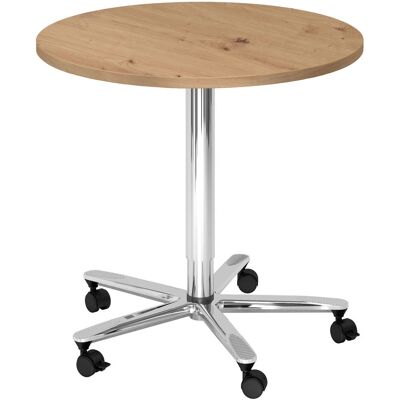hjh OFFICE PRO BISTRO 80R C - Konferenztisch - Chrom - Ø 80 hjh OFFICE PRO BISTRO 80R C - Konferenztisch - Chrom - Ø 80
