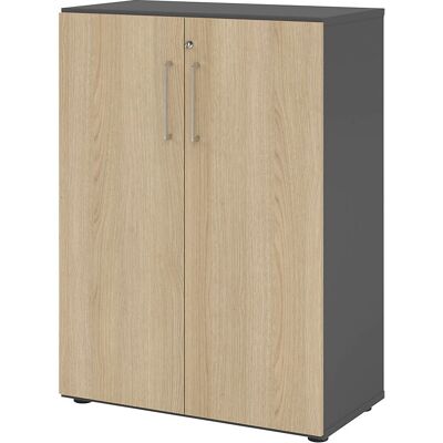 Eurokraft Pro RENATUS - Büroschrank, 2 Regale, 3 Aktenhöhen - Büromöbel Eurokraft Pro RENATUS - Büroschrank, 2 Regale, 3 Aktenhöhen - Büromöbel