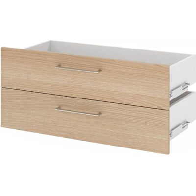 hjh OFFICE PRO FlexWall 1 OH 2 Schubladen - Eiche hjh OFFICE PRO FlexWall 1 OH 2 Schubladen - Eiche