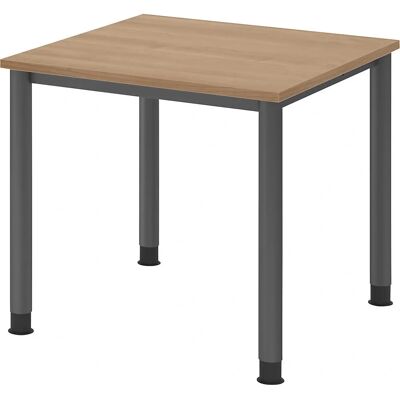 Bureau réglable Hammerbacher avec plateau en noyer - Mobilier de bureau - Publicité Bureau réglable Hammerbacher avec plateau en noyer - Mobilier de bureau - Publicité