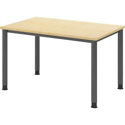 Kaiserkraft Schreibtisch - Höhenverstellbar, Graphit/Ahorn - Schreibtisch Kaiserkraft Schreibtisch - Höhenverstellbar, Graphit/Ahorn - Schreibtisch