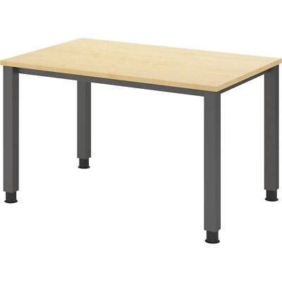 Hammerbacher QS12 Höhenverstellbarer Schreibtisch - Grau, Ahorn, 120x80 cm Hammerbacher QS12 Höhenverstellbarer Schreibtisch - Grau, Ahorn, 120x80 cm