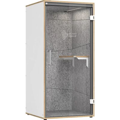HAMMERBACHER SilentSpace Telefonbox - Mit Beleuchtung, 1 Fachboden HAMMERBACHER SilentSpace Telefonbox - Mit Beleuchtung, 1 Fachboden