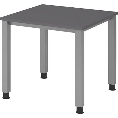 Hammerbacher QS08 Höhenverstellbarer Schreibtisch - Quadrat, Stahl, 80x80cm Hammerbacher QS08 Höhenverstellbarer Schreibtisch - Quadrat, Stahl, 80x80cm