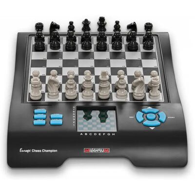 Champion d’Échecs Europe Millennium - Ordinateur d’Échecs - 13 Langues - Publicité Champion d’Échecs Europe Millennium - Ordinateur d’Échecs - 13 Langues - Publicité