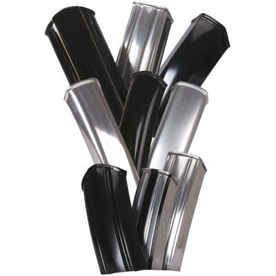 Kit de Garde-boue Buchel - Inoxydable - Argent - 28x1.1/4 45mm - Publicité Kit de Garde-boue Buchel - Inoxydable - Argent - 28x1.1/4 45mm - Publicité