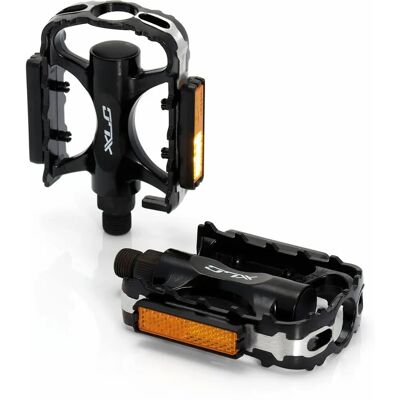 Pédales MTB XLC PD-M02 - Noir, Orange - Publicité Pédales MTB XLC PD-M02 - Noir, Orange - Publicité