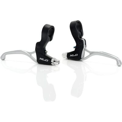 XLC Brake Levers Set - Black/Silver - Mountain and City Bike Parts XLC Brake Levers Set - Black/Silver - Mountain and City Bike Parts