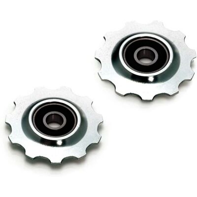 XLC Aluminium Gear Shift Pulley - 11 Teeth - Waterproof - Silver XLC Aluminium Gear Shift Pulley - 11 Teeth - Waterproof - Silver