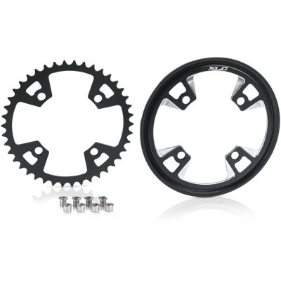 Pignone XLC per bicicletta - 42T, 104mm, alluminio CNC - Nero Pignone XLC per bicicletta - 42T, 104mm, alluminio CNC - Nero