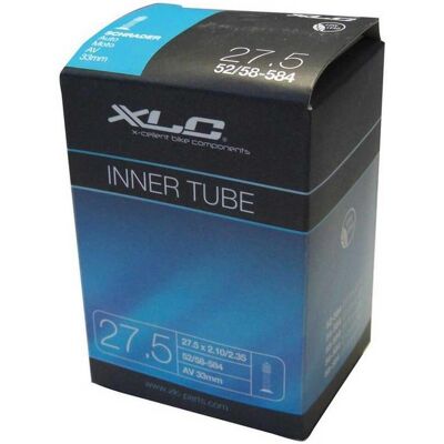 XLC Innerrør 27,5 - Svart - 35mm ventil - Sykkelslange XLC Innerrør 27,5 - Svart - 35mm ventil - Sykkelslange