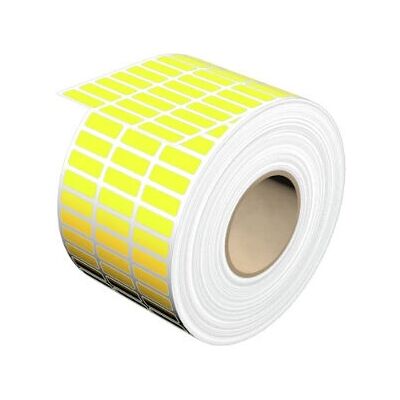 Étiquette auto-adhésive jaune Weidmüller THM MT30X 18/6 GE Étiquette auto-adhésive jaune Weidmüller THM MT30X 18/6 GE
