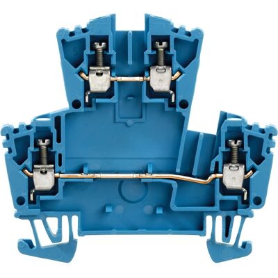 Weidmüller 1041180000 Elektrische Anschlüsse - Blau - Doppelstufe Weidmüller 1041180000 Elektrische Anschlüsse - Blau - Doppelstufe