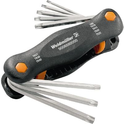 Weidmüller TH-S 9-40 Mehrzweck-Schraubendreher - Schraubendrehersatz mit Sechskant- und Torx-Bits Weidmüller TH-S 9-40 Mehrzweck-Schraubendreher - Schraubendrehersatz mit Sechskant- und Torx-Bits