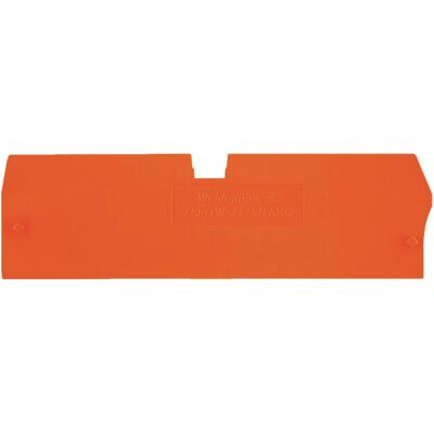 Weidmüller ZAP/TW ZT2.5/4AN/2 Orange Endplatte - End Plate Weidmüller ZAP/TW ZT2.5/4AN/2 Orange Endplatte - End Plate