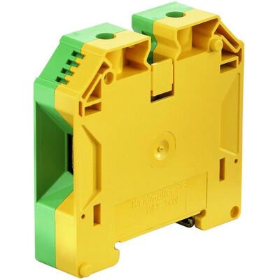 Bornier de protection Weidmüller WPE 50N - Vert/Jaune - Industriel - Publicité Bornier de protection Weidmüller WPE 50N - Vert/Jaune - Industriel - Publicité