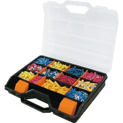 Weidmuller Kabelconnector Set - 600 stuks, Geïsoleerd, Allround koffer Weidmuller Kabelconnector Set - 600 stuks, Geïsoleerd, Allround koffer