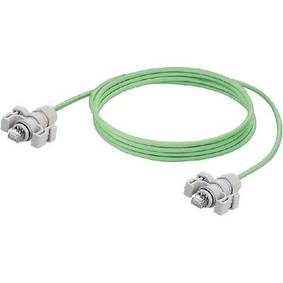 Câble réseau Weidmüller IE-C6ES8UG0050A46A46-X Vert 5 m Cat6a S/FTP Câble réseau Weidmüller IE-C6ES8UG0050A46A46-X Vert 5 m Cat6a S/FTP