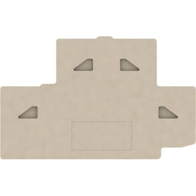 Weidmüller PAP PDK 2.5/4 Eindplaat - End plate Weidmüller PAP PDK 2.5/4 Eindplaat - End plate