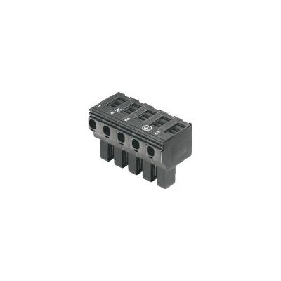 Weidmüller PTS 4 Elektrisk stik - 5 poler - Sort Weidmüller PTS 4 Elektrisk stik - 5 poler - Sort
