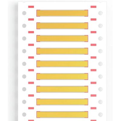 Weidmüller HSS-HF 1/8 1,8-2,8/50Y Marqueur pour gaine thermorétractable jaune - Publicité Weidmüller HSS-HF 1/8 1,8-2,8/50Y Marqueur pour gaine thermorétractable jaune - Publicité