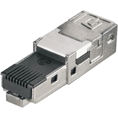 Connecteur réseau métallique Weidmüller 1962730000 - Cat6a - Nickel/Or - IP67 Connecteur réseau métallique Weidmüller 1962730000 - Cat6a - Nickel/Or - IP67